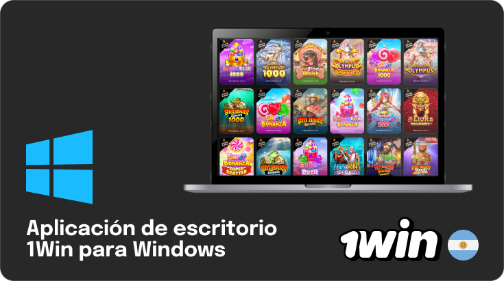 Aplicación 1Win para Windows: cómo jugar desde el PC