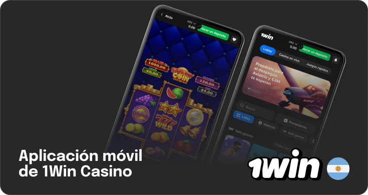 Aplicación Móvil para Android e iOS en 1Win Casino Argentina