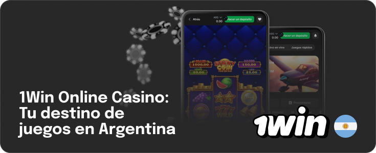 1Win Casino Argentina - Tragamonedas, juegos en vivo y más