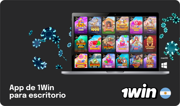 1Win Argentina App para Computadora - Cómo descargar y usar
