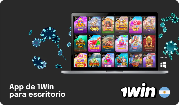 1Win Argentina App para Computadora - Cómo descargar y usar
