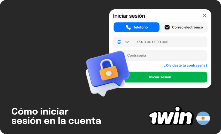Cómo iniciar sesión en 1Win Argentina - Pasos sencillos