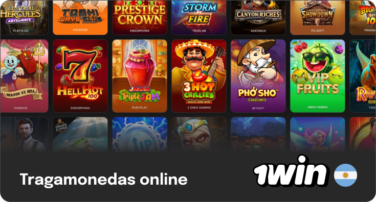 1Win Argentina - Prueba más de 5000 tragamonedas