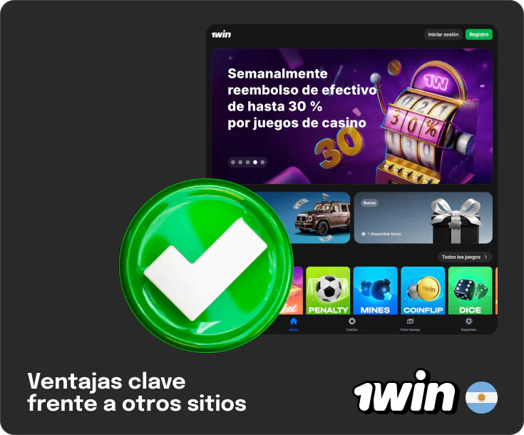 Lista de ventajas - 1Win Argentina - Por qué elegir 1Win