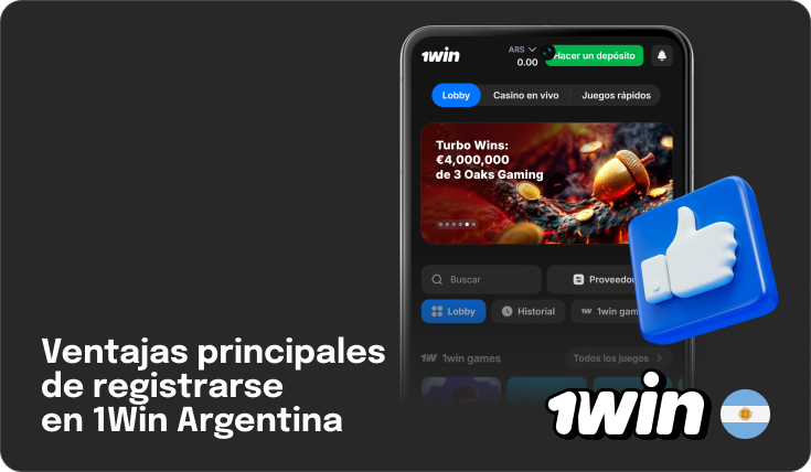 Ventajas de crear una cuenta en 1Win Argentina